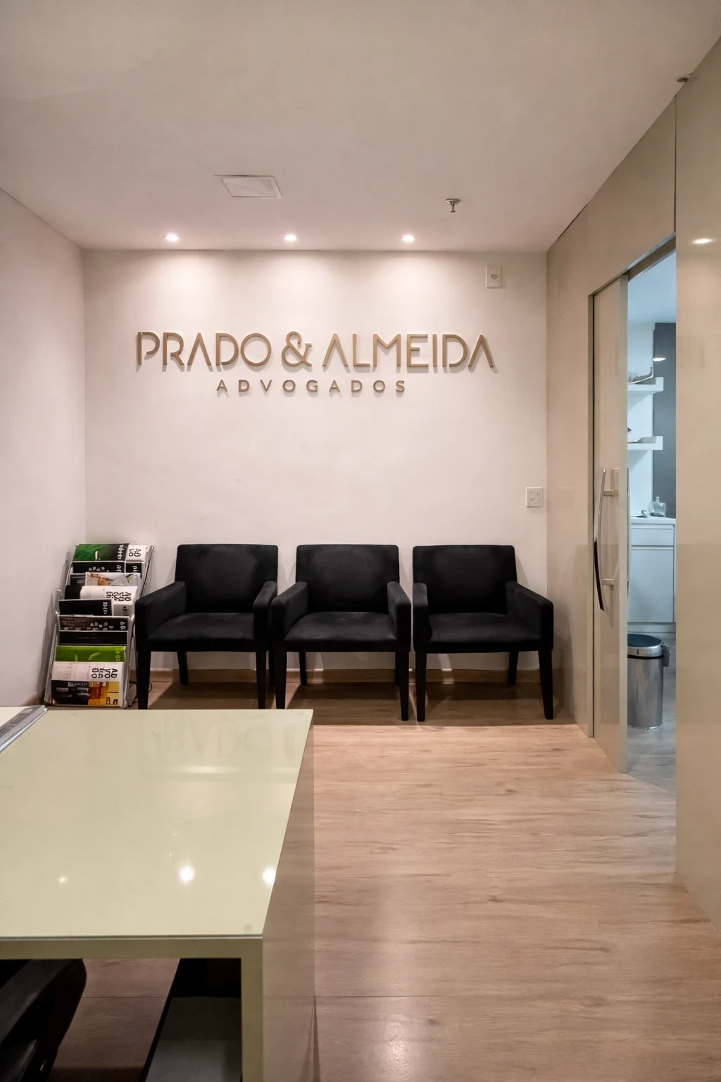 Recepção - Prado & Almeida Advogados